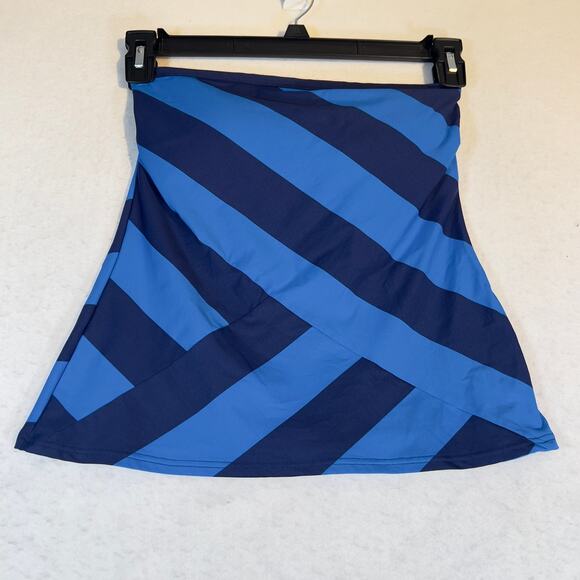 DKNY Donna Karan Swim Top Woman XS Padded Bra Spandex Stretch Bold Geo Stripes - Picture 3 of 15